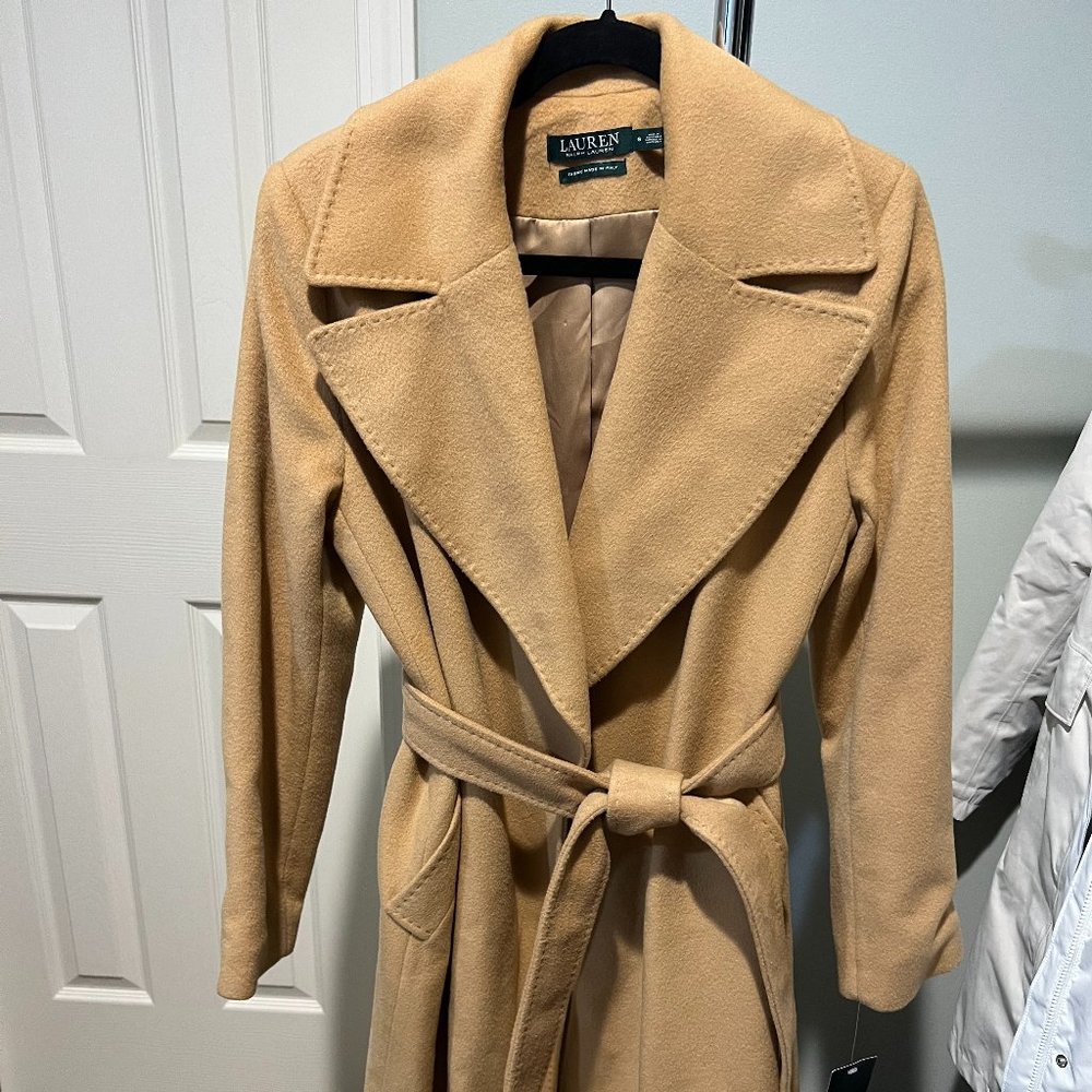 Cashmere & Wool Wrap Coat